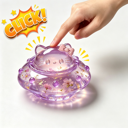 【VIP EXCLUSIVE】 Handmade Alien UFO & Kawaii Cat Fidget Clicker Resin Mold
