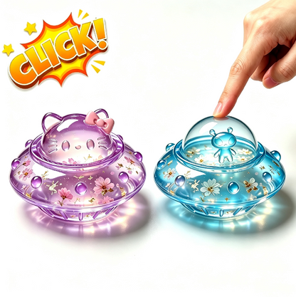 【VIP EXCLUSIVE】 Handmade Alien UFO & Kawaii Cat Fidget Clicker Resin Mold