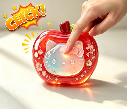 【VIP EXCLUSIVE】Handmade Kawaii Apple Cat & Camera Cat Fidget Clicker Resin Mold