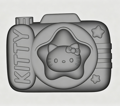【VIP EXCLUSIVE】Handmade Kawaii Apple Cat & Camera Cat Fidget Clicker Resin Mold