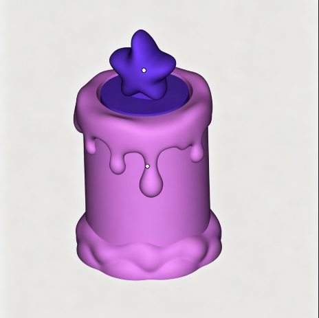 【VIP EXCLUSIVE】 Handmade Melted Candle Fidget Clicker Resin Mold