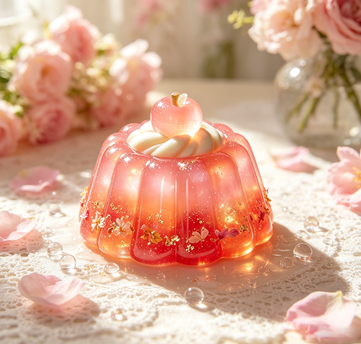 【VIP EXCLUSIVE】Handmade Cute Apple Pudding Fidget Clicker Resin Mold
