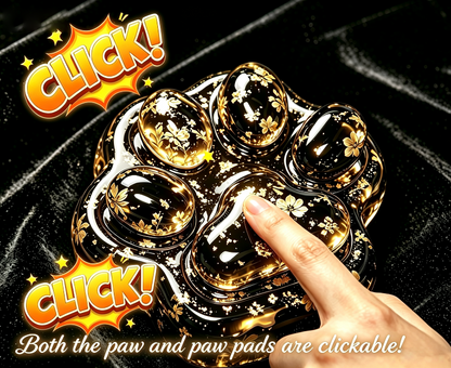 【VIP EXCLUSIVE】Handmade Cute Large Cat Paw Fidget Clicker Resin Mold