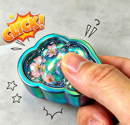 Handmade Puffy Cloud Fidget Clicker Resin Mold