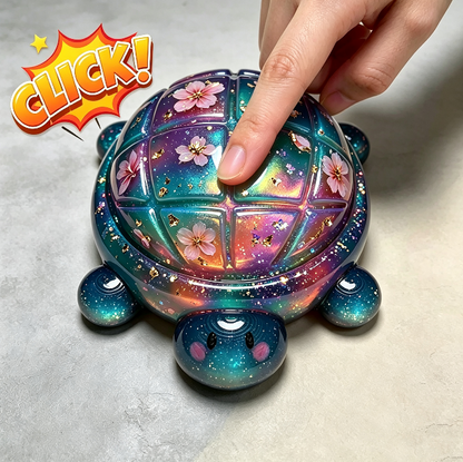 Handmade Cute Turtle Fidget Clicker Resin Mold