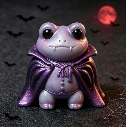 Handmade Cute Vampire Frog Figurine Resin Mold