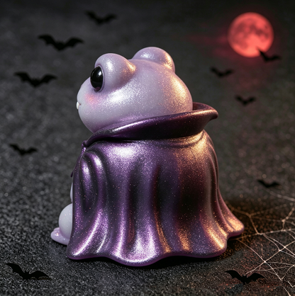 Handmade Cute Vampire Frog Figurine Resin Mold