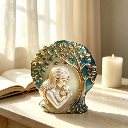 Mother & Child Tree of Life Wall Decor Resin Mold