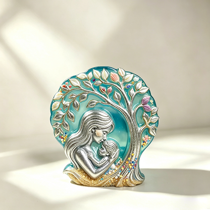 Mother & Child Tree of Life Wall Decor Resin Mold