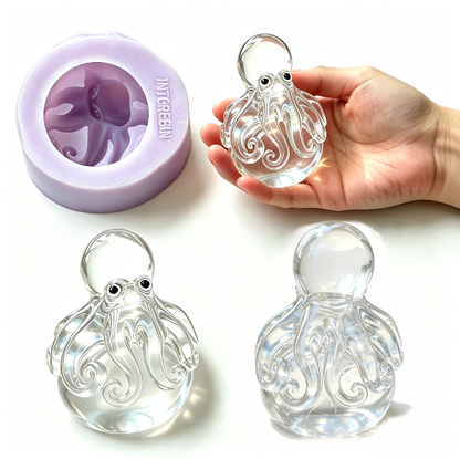 Handmade Octopus Ball Figurine Resin Mold