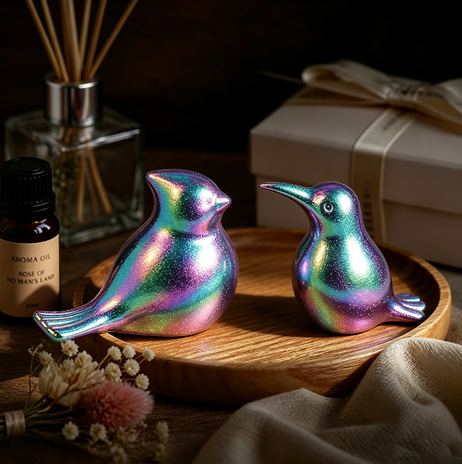 Adorable Bird Figurine Design