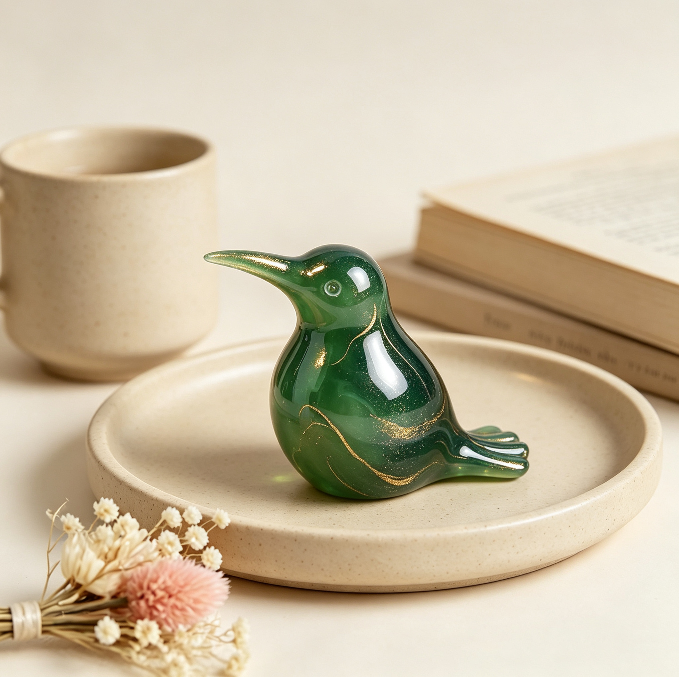 Adorable Bird Figurine Design