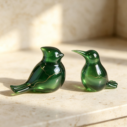 Adorable Bird Figurine Design