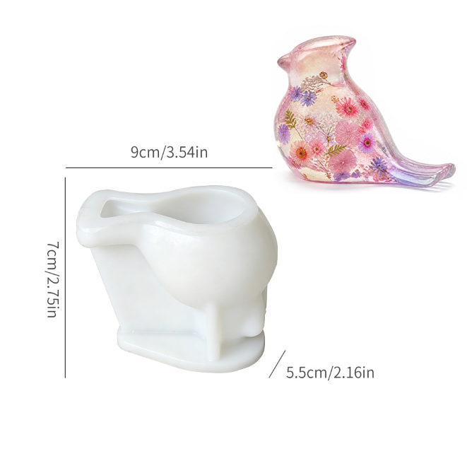 Adorable Bird Figurine Design