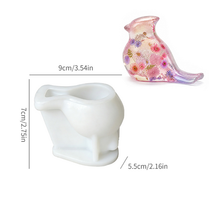 Adorable Bird Figurine Design