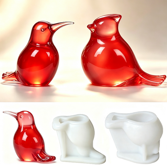 Adorable Bird Figurine Design