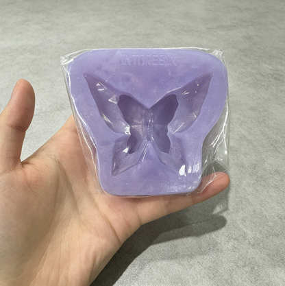 Handmade Diamond-Cut Double-Layer Butterfly Figurine Resin Mold