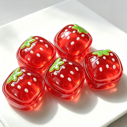 Handmade Cute Strawberry Box Fidget Clicker Toy Resin Mold【First-of-Its-Kind & Exclusive】