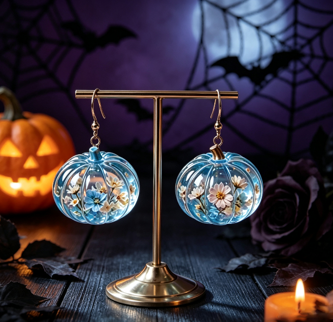 4-in-1 Cute Mini Pumpkin Decorative Figurine Resin Mold
