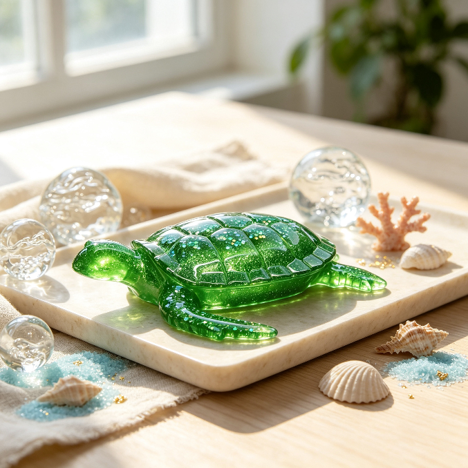 Sea Turtle Figurine Resin Mold
