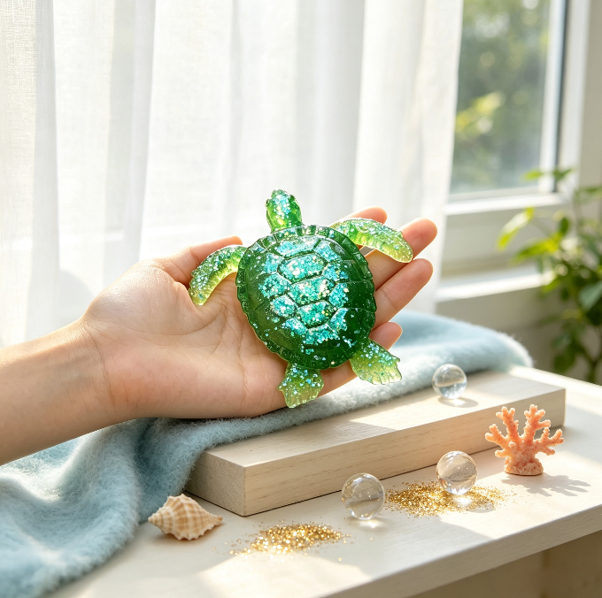 Sea Turtle Figurine Resin Mold