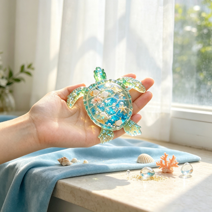 Sea Turtle Figurine Resin Mold