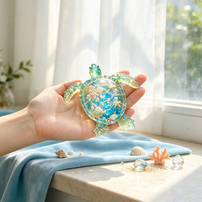 Sea Turtle Figurine Resin Mold