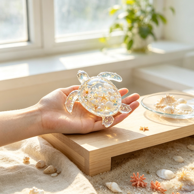 Sea Turtle Figurine Resin Mold