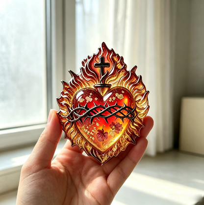 3-in-1 Sacred Heart Decorative Resin Mold