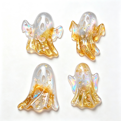 Spooky Ghost Skull Decorative Figurine Resin Mold