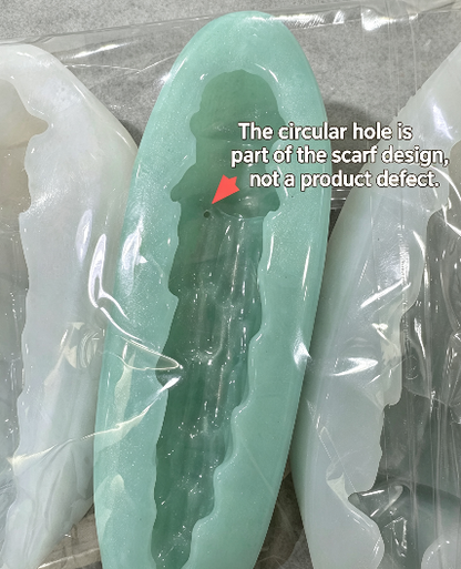 Handmade Crystal Snowman Icicle Ornament Christmas Tree Decoration Resin Molds