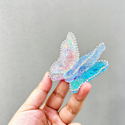 Handmade Diamond-Cut Double-Layer Wing Butterfly Decorative Resin Mold