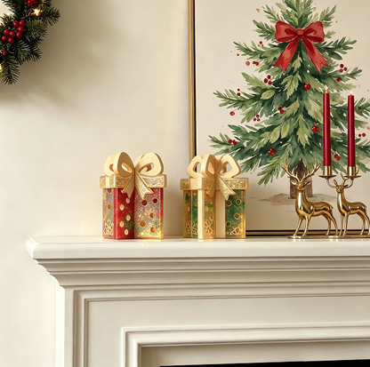 Interlocking Gift Box Hanging Resin Mold