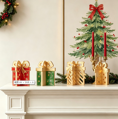 Interlocking Gift Box Hanging Resin Mold
