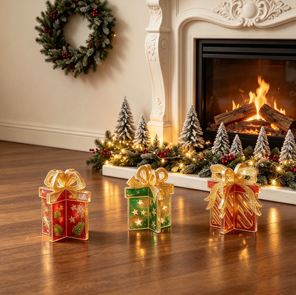Interlocking Gift Box Hanging Resin Mold