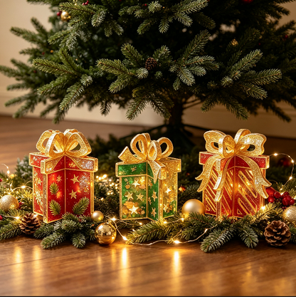 Interlocking Gift Box Hanging Resin Mold
