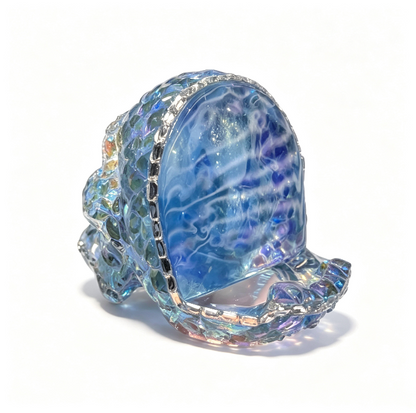 Handmade Diamond Skull Phone Stand Figurine Resin Mold