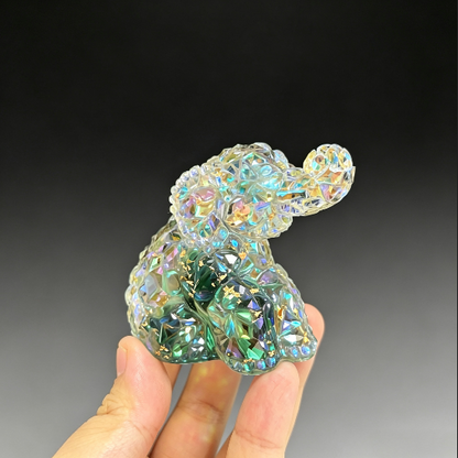 Handmade Diamond Elephant Decorative Figurine Resin Mold