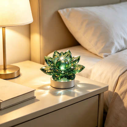 【VIP EXCLUSIVE】Handmade Diamond-Cut Lotus Decorative Figurine Resin Mold