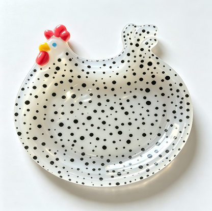 【VIP EXCLUSIVE】Handmade Cute Chicken-Shaped Storage Tray Decorative Figurine Resin Mold