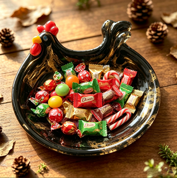 【VIP EXCLUSIVE】Handmade Cute Chicken-Shaped Storage Tray Decorative Figurine Resin Mold