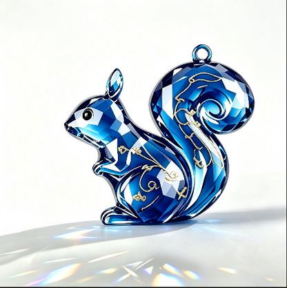 【VIP EXCLUSIVE】Handmade Diamond-Cut Woodland Animal Half-3D Pendant Resin Mold Set with Hanging Holes