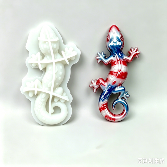 Gecko Figurine Resin Mold