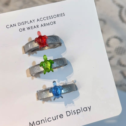Handmade Mini Turtle Ring Resin Mold