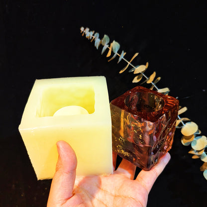 Handmade Water Ripple Candle Holder Resin Molds