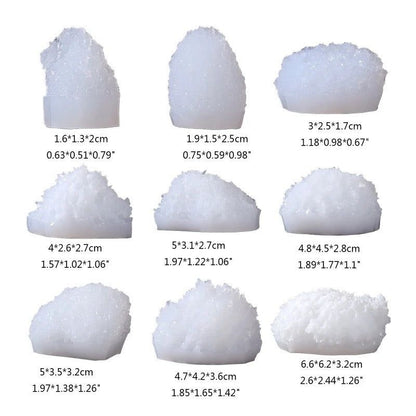 9pcs Resin Filling Decoration Crystal Cluster for Silicone Resin Mold