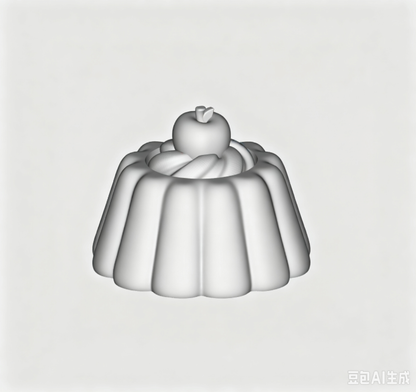 【VIP EXCLUSIVE】Handmade Cute Apple Pudding Fidget Clicker Resin Mold