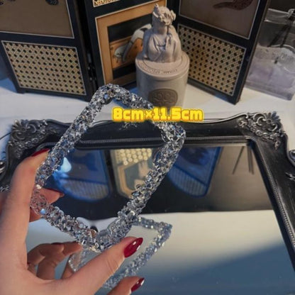 Handmade Crystal Cluster Edge Dish Storage Ornament Resin Mold