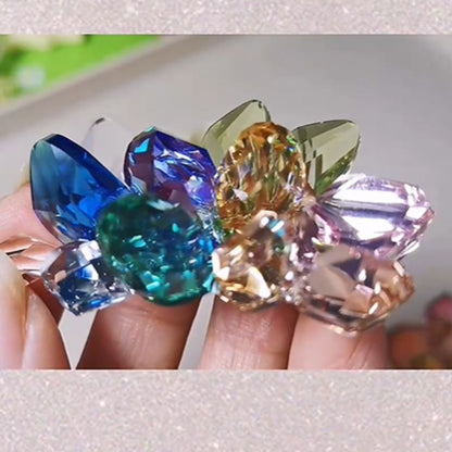 Handmade Ultra Bright Cluster Crystal Ornament Resin Molds