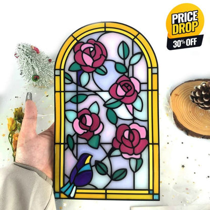 IntoResin Stained Glass Window Panel Decoration Hanging Resin Mold
